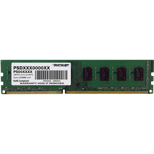 Imagem de Memoria 4gb Patriot Ddr3 1600mhz1.5v Signat Desktop Psd34g16002