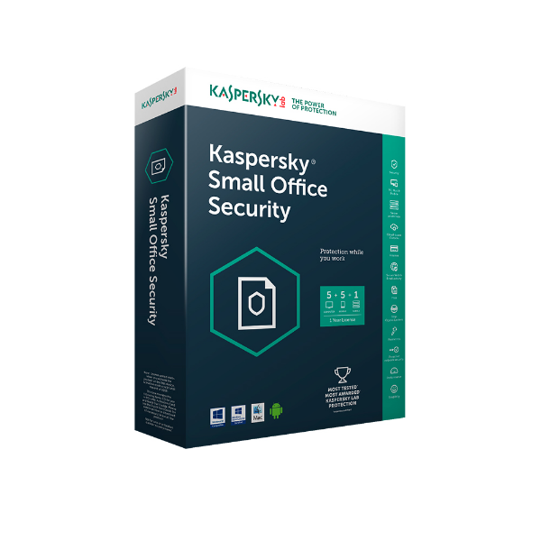 Imagem de Antivirus Licenca Kaspersky Small Office Security 5 Us 1 Serv