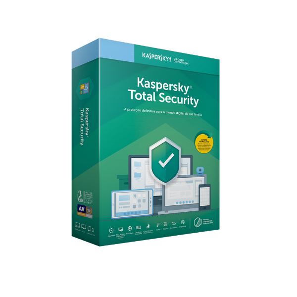 Imagem de Antivirus Licenca Kaspersky Total Security 3disp