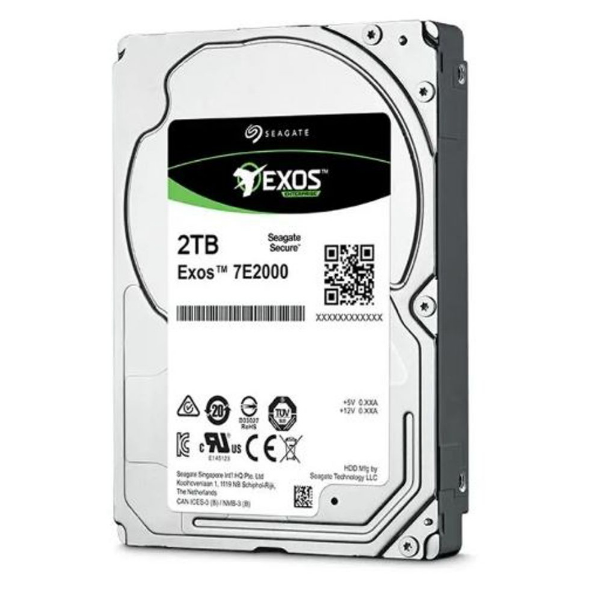 Imagem de Hd Seagate Exos 7e8 2tb Cache 256mb 7200rpm Sas St2000nm003a