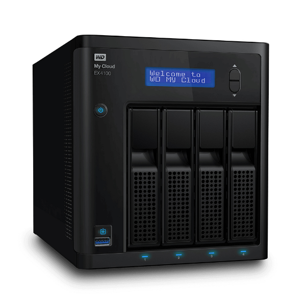 Imagem de Storage WD My Cloud EX4100 até 4 Discos - WDBWZE000NBK