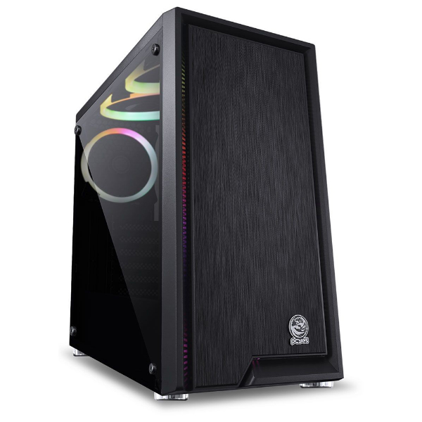 Imagem de Pcyes Gabinete Gamer Pcyes Mid Tower Polaris Preto S/Fonte