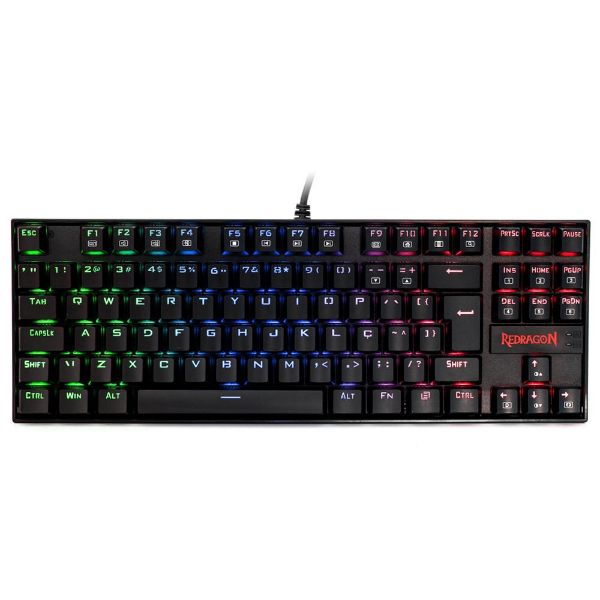 Imagem de Teclado Mecanico Redragon Kumara K552rgb-1 Preto Rgb Switch Azul