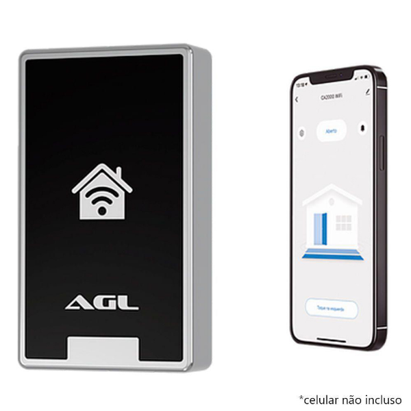 Imagem de Controle De Acesso Agl Ca2000 1106133 Wifi Leitor De Tag 12v Na Nf Ca2000 Ip66 Ik10 Wifi Bt App