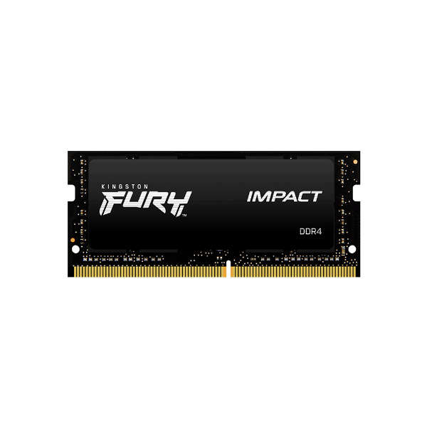 Imagem de Memoria Kingston Fury Impact 8gb Ddr4 2666mhz 1.2v Black Notebook -Kf426s15ib/8