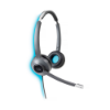 Imagem de Headset Cisco 522, Com Fio Duplo Com Conector De 3,5mm E Adaptador Usb-A - Cp-Hs-W-522-Usb=