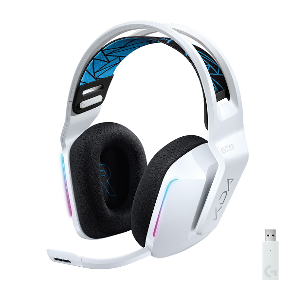 Imagem de Headset Gamer Sem Fio Logitech G733 K/Da 7.1 Dolby Surround - Edição Oficial League Of Legends Kda - 981-000989