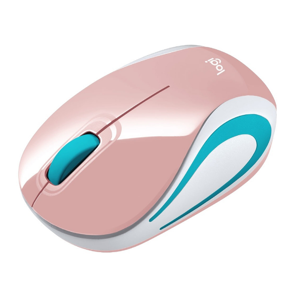 Imagem de Mini Mouse Sem Fio Logitech M187 - Rosa - 910-005364
