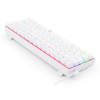 Imagem de Teclado Gamer Redragon Lakshmi Rainbow Branco Switch Azul - K606w-R
