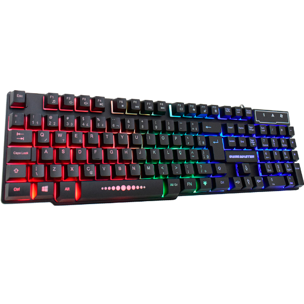 Imagem de Teclado Gamer Teclado Kmex Gamer Rainbow Anti Ghost Km-5228 Rgb