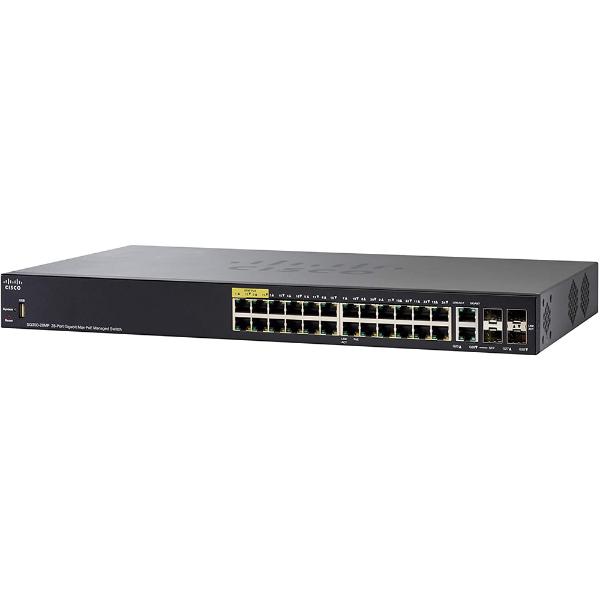 Imagem de Cisco Sg350 Switch Cisco Sg35028mp 28p Gigabitpoe