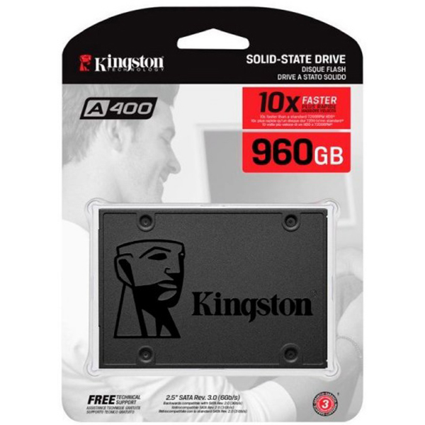 Imagem de Ssd 960gb Ssd Kingston 960gbn 2,5p Sata3 Sa400s37-960g