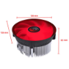 Imagem de Cooler Processador Pcyes Notusa 120x120x60 Led Vermel Amd