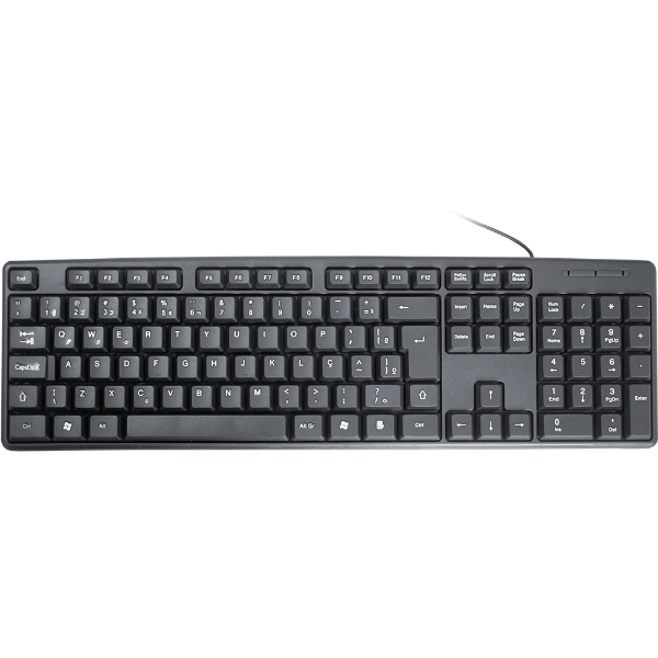 Imagem de Teclado K-Mex Kb-3728u Ub Preto S/Logo Abnt2 - Kb3728u0001cb0x