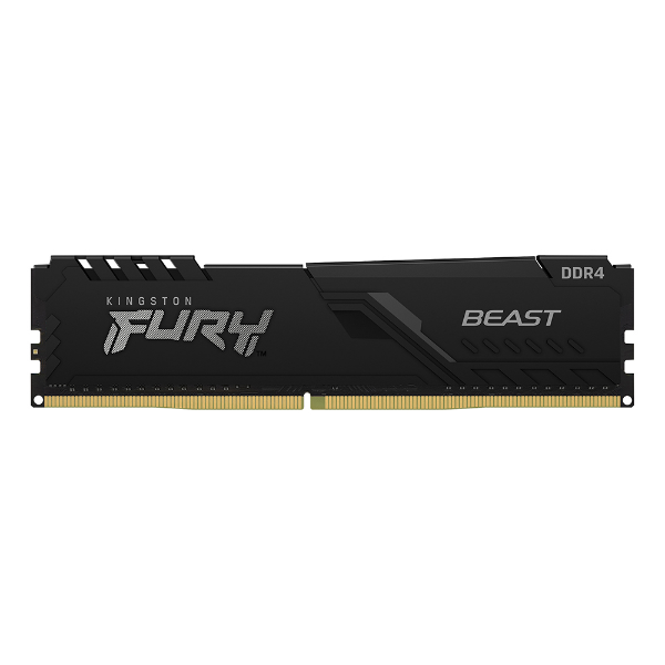 Imagem de Memoria Kingston Fury Beast 8gb Ddr4 2666mhz  Black - Kf426c16bb/8