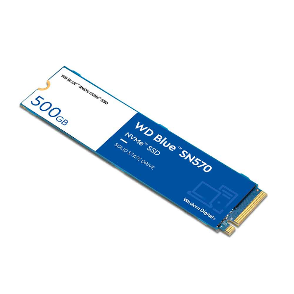 Imagem de Ssd Wd Blue 500gb Sn570 M.2 2280 Nvme - Wds500g3b0c