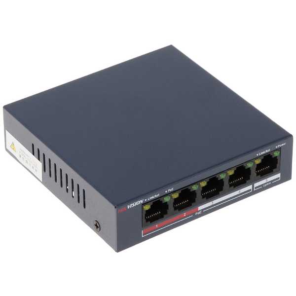 Imagem de Switch Hikvision Ds-3e0105p E-M 5p 4poe Ativ 8023afat