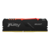 Imagem de Memoria Kingston Fury Beast Rgb 8gb Ddr4 2666mhz 1.2v Black Desktop - Kf426c16bba/8