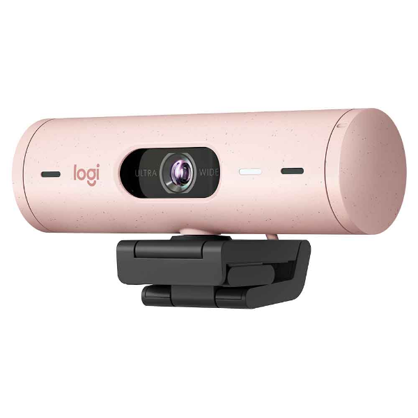 Imagem de Webcam Full Hd Logitech Brio 500 - Rosa - 960-001418