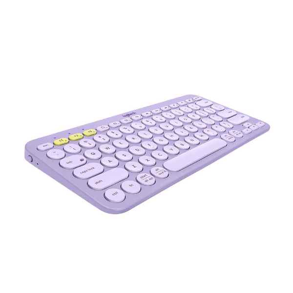 Imagem de Teclado Sem Fio Logitech K380 - Lilás Lemonade - 920-011391