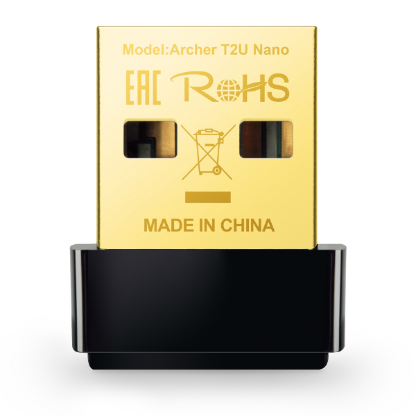 Imagem de Adaptador Wireless Usb Ac600 Tp-Link Archer T2u Nano
