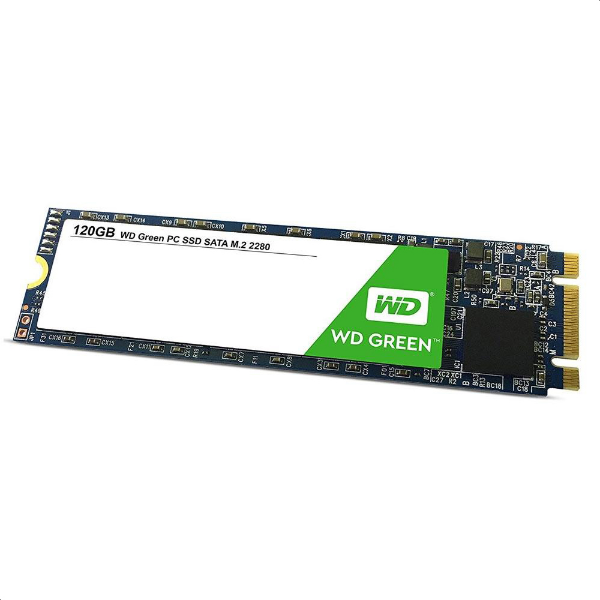 Imagem de Hd Ou Ssd Ssd M2-2280 Wd Green 120gb Sata3 3d Wds120g2g0b