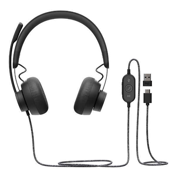 Imagem de Headset Logitech Zone Wired Usb