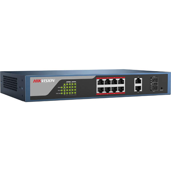 Imagem de Switch Poe Hikvision Ds-3e1310p-E 10p 8d100mb 2d1000mb