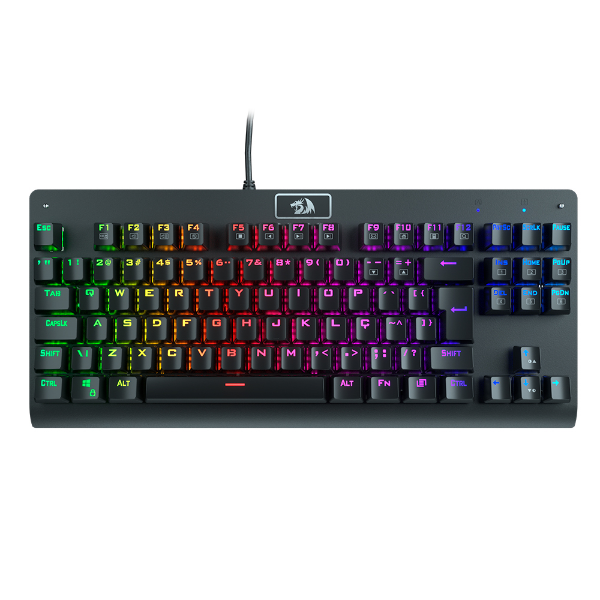 Imagem de Teclado Gamer Redragon Dark Avenger Preto-Blue Switch