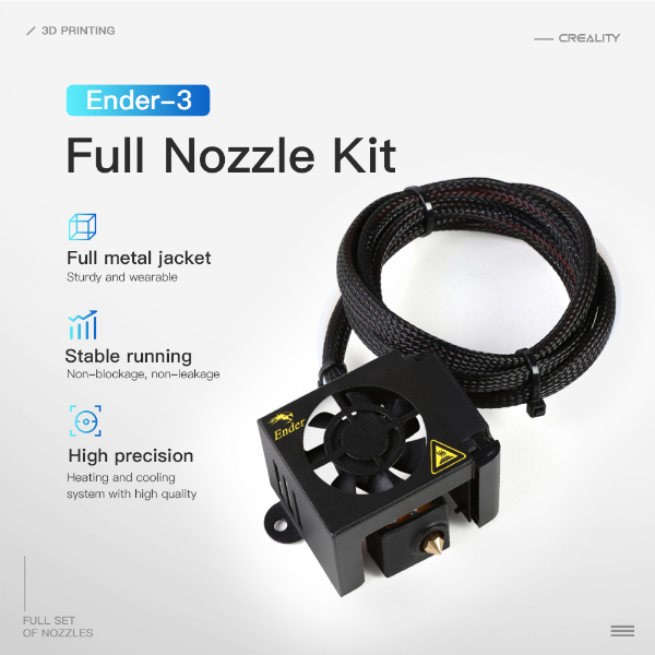 Imagem de Kit Extrusor Completo Creality Ender Series -Full Nozzle Kit