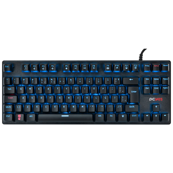 Imagem de Pcyes Teclado Gamer Mecanico Pcyes Outemu Blue Usb Kl7 Preto Led