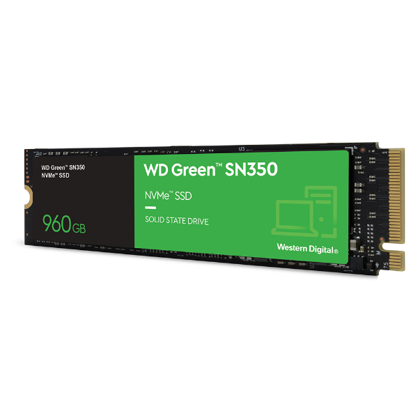 Imagem de Ssd M.2 2280 Wd Green Sn350 960gb Nvme - Wds960g2g0c