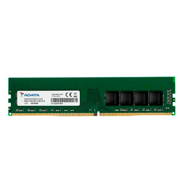 Imagem de Memoria Adata 8gb Ddr4 3200mhz 1.2v Desktop - Ad4u3200w8g22-