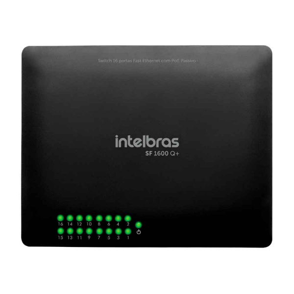 Imagem de Switch Intelbras Sf 1600 Q+, 16 Portas Fast Ethernet - 4760033