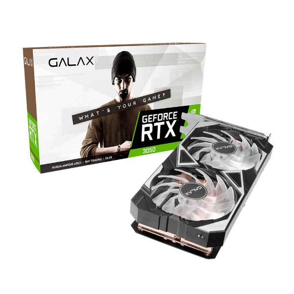 Imagem de Processador Gráfico Galax Geforce Rtx 3050 Ex, 8gb, Gddr6, 1-Click Oc, 128bits - 35nsl8md6yex