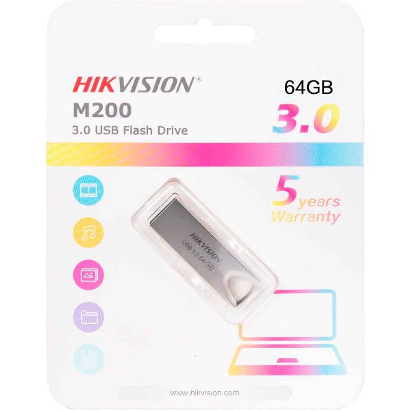 Imagem de Pen Drive Hikvision M200 64gb Usb 3.0 - Hs-Usb-M200/64g/U3