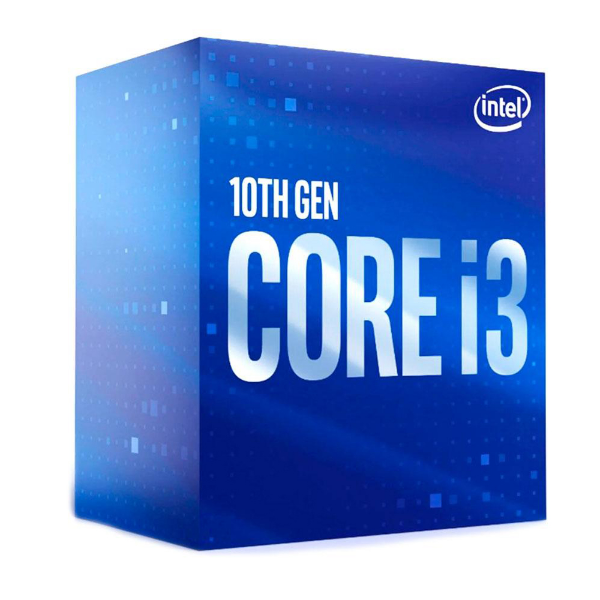 Imagem de Processador Intel Core i3-10100 3.6GHz (4.30GHz Turbo), 4-Core, 8-Threads, 6MB Cache, LGA1200 - BX8070110100