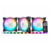 Imagem de KIT ARGB RITMICOS AADA FAN120*3PC+CONT REMOTO C/FITA
