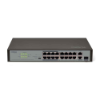 Imagem de Switch Intelbras SF 1821 PoE, 16P Fast Ethernet, 2P Gigabit, 1P SFP - 4760039