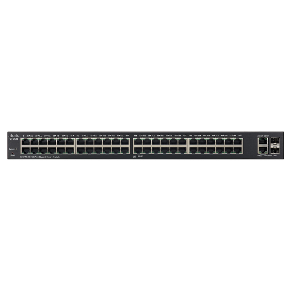 Imagem de Switch Cisco SG220-50P, 48x 10/100/1000 PoE+, 2x SFP