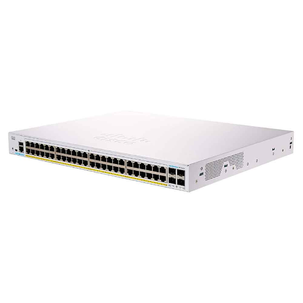 Imagem de Switch Cisco CBS250-48P-4G, 48x 10/100/1000 POE+, 4x SFP