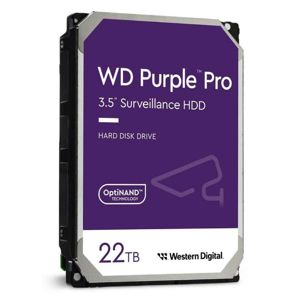 Imagem de HD WD Purple Pro Surveillance 22TB 3.5" - WD221PURP