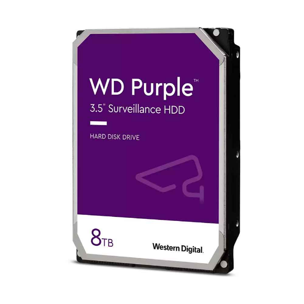 Imagem de HD WD Purple Surveillance 8TB, 3.5", 5640RPM, 256MB, SATA - WD85PURZ