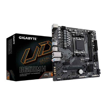 Mostrar detalhes de Placa Mãe Gigabyte B650M H R1.0, DDR5, AM5, Micro ATX Imagem de Placa Mãe Gigabyte B650M H R1.0, DDR5, AM5, Micro ATX