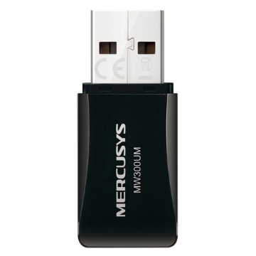 Mostrar detalhes de Adaptador Mini Adaptador Usb Wireless N300 Mercusys Mw300um Imagem de Adaptador Mini Adaptador Usb Wireless N300 Mercusys Mw300um