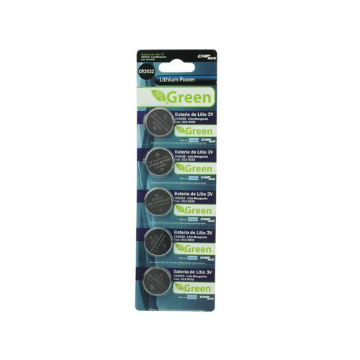 Mostrar detalhes de Bateria Cr2032 3v Litio Green Cart 5un Imagem de Bateria Cr2032 3v Litio Green Cart 5un