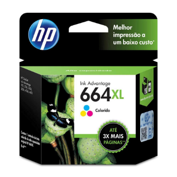 Mostrar detalhes de Impressao E Imagem Cartucho Hp F6v30ab N664xl Tricolor Imagem de Impressao E Imagem Cartucho Hp F6v30ab N664xl Tricolor