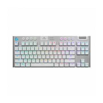 Mostrar detalhes de Teclado Mecanico Gamer Sem Fio Logitech G915 Tkl - Branco - 920-009660 Imagem de Teclado Mecanico Gamer Sem Fio Logitech G915 Tkl - Branco - 920-009660