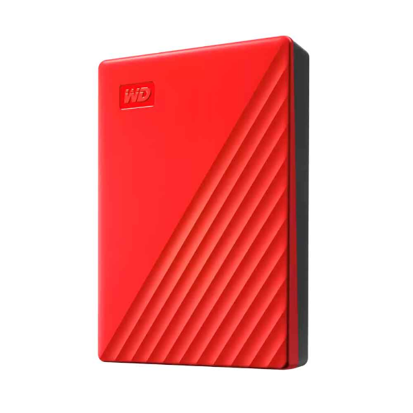 Imagem de Hd Externo Wd My Passport 4tb 2,5" Usb 3.0 Vermelho - Wdbpkj0040brd