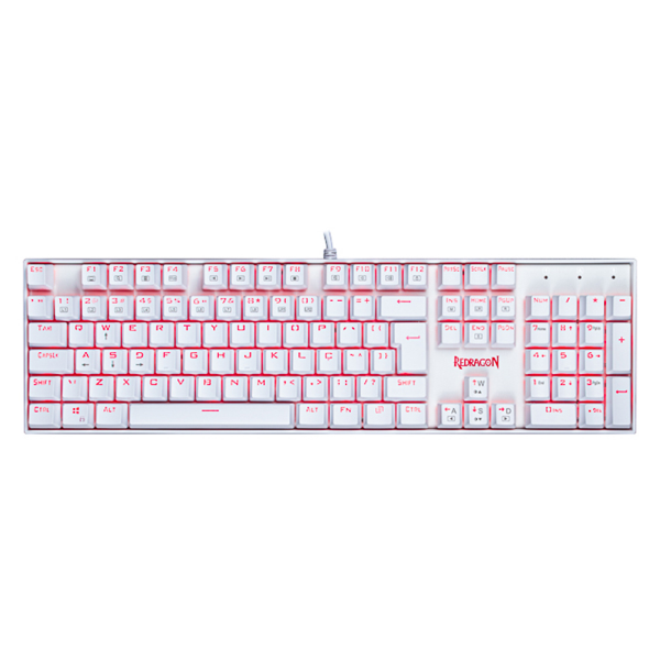 Imagem de Teclado Mecanico Redragon Mitra K551w Single Color Switch Marrom